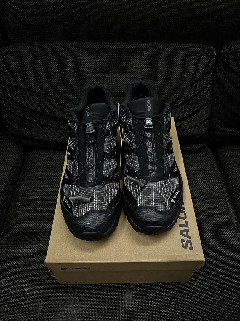 SALOMON XT-4 OG GORETEX BLACK (Category: Sneakers) located in Quezon City. Submitted by ger4rd (Listing ID 1468307614, Image 2). Description: SALOMON XT-4 GORETEX BLACK BRAND NEW SIZE 11 WITH BOX 13500+sf thru lalamove.