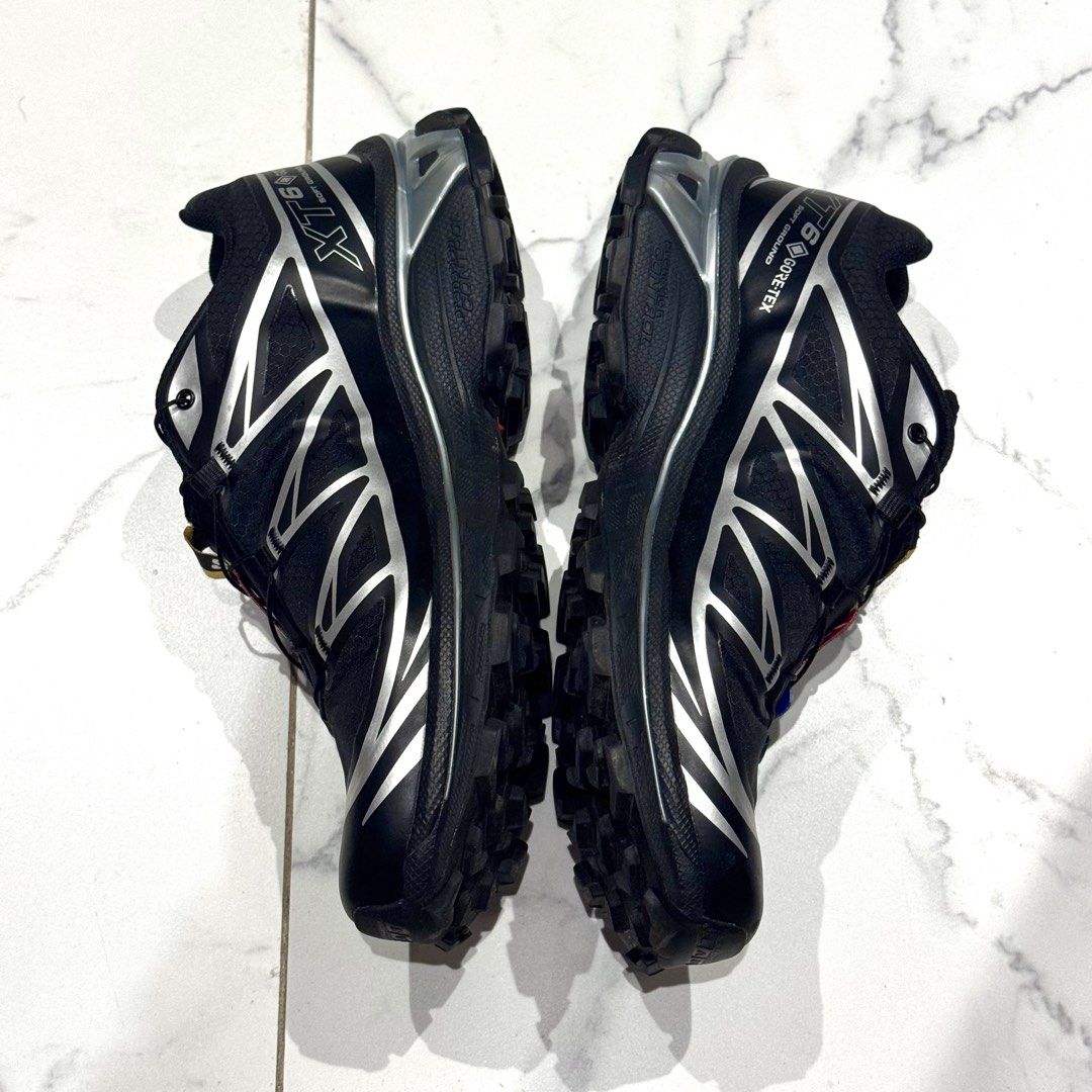 Salomon XT-6 Gore-Tex Black Silver (Category: Sneakers) located in Quezon City. Submitted by helloimcharles (Listing ID 1468363647, Image 2). Description: -pristine condition -rarely used check my profile for more size 8 pairs..