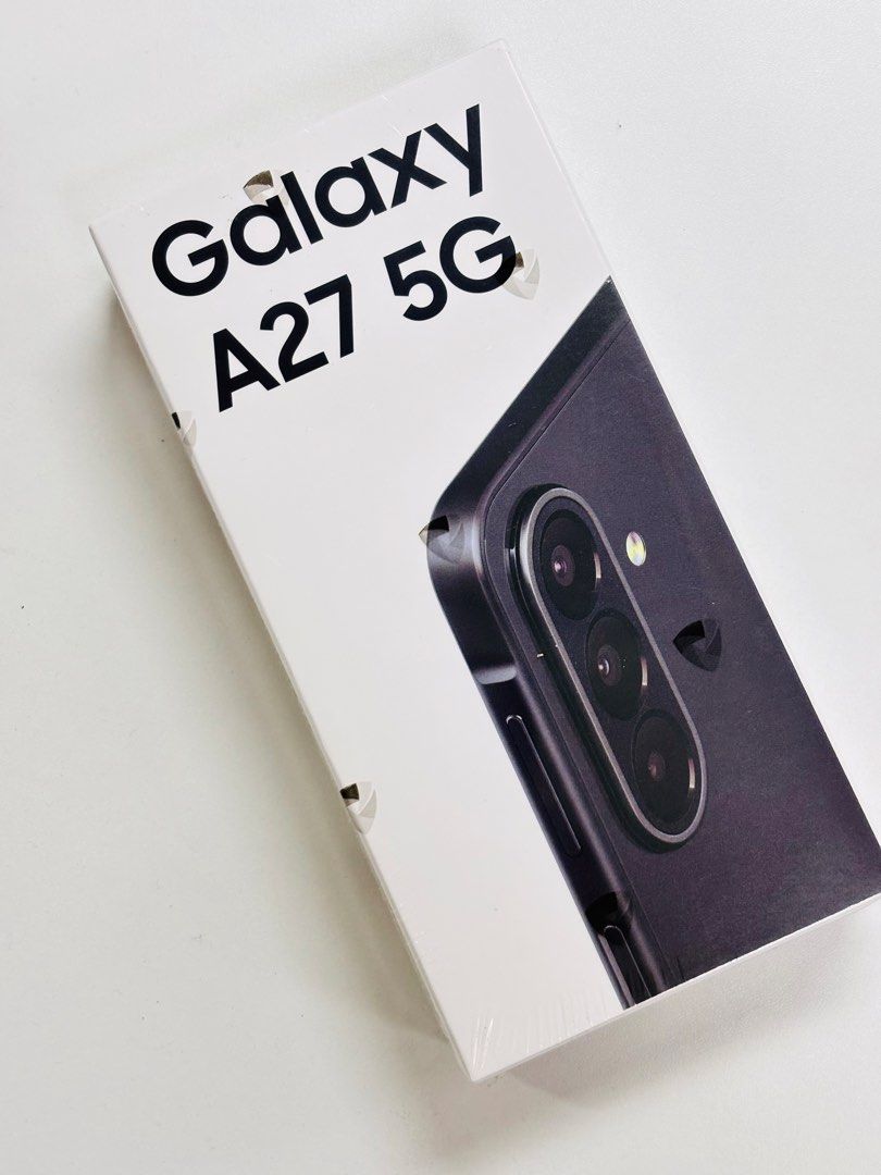Samsung Galaxy A27 5G (Category: Samsung) located in Quezon City. Submitted by jlcelectronics (Listing ID 1468443047, Image 1). Description: Brandnew Sealed Smartlocked .