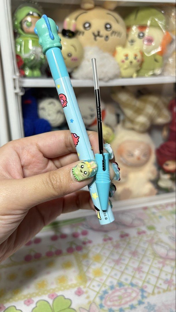 Sanrio Hangyodon Character Ballpoint Pen (Category: Stationery & School Supplies) located in Manila. Submitted by yume_artsss (Listing ID 1468331295, Image 3). Description: - Authentic Sanrio Hangyodon ballpoint pen in light blue - Features an adorable Hangyodon topper and character barrel print - Twist-open mechanism for easy use - Standard pen size with smooth black ink - Brand new and ready to ship!.