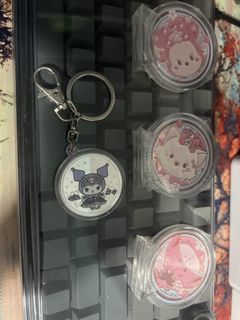 Sanrio Characters LED Click Keychain Kuromi, Toys & Collectibles, Fan ...