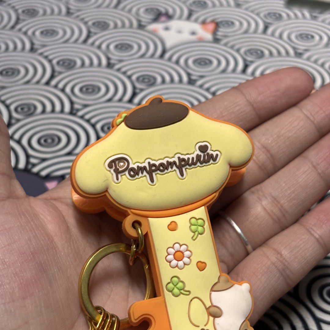 Sanrio Pompompurin Key Ring Key Chain Charm (Category: Character Goods) located in Manila. Submitted by nero.ph (Listing ID 1468422381, Image 2). Description: -As is MOP: GCASH/ Maribank only MOD: JNT only DM for more inquiries.