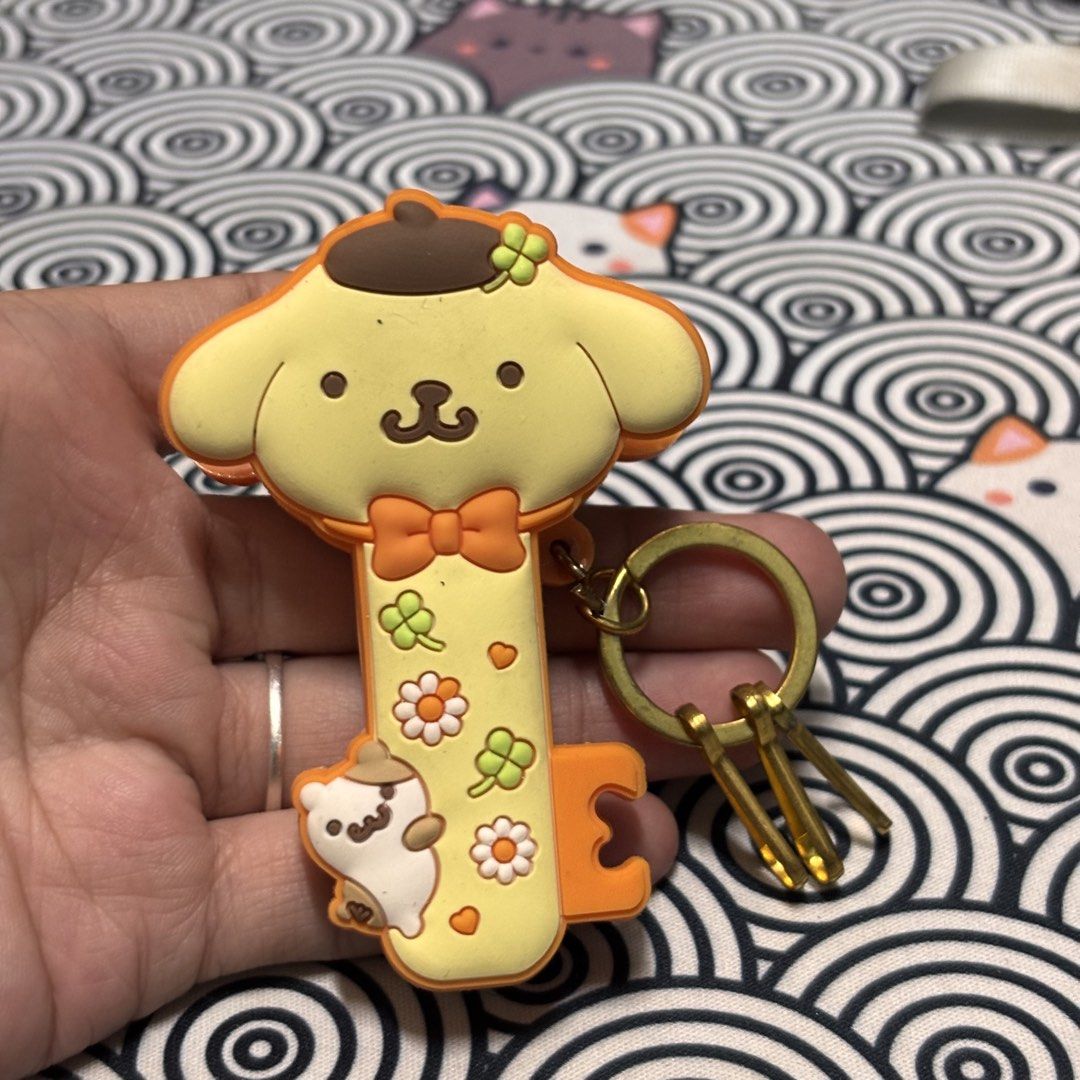 Sanrio Pompompurin Key Ring Key Chain Charm (Category: Character Goods) located in Manila. Submitted by nero.ph (Listing ID 1468422381, Image 1). Description: -As is MOP: GCASH/ Maribank only MOD: JNT only DM for more inquiries.