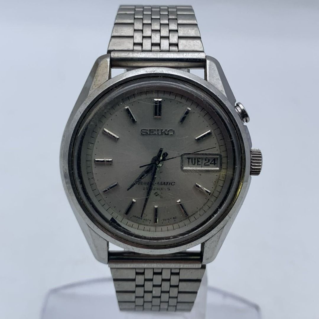 SEIKO Bell-Matic 4006-7010 Automatic Watch (Category: Men's Watches) located in Caloocan City. Submitted by letao_shopping_ph (Listing ID 1468305540, Image 1). Description: [Product Name] SEIKO Bell-Matic 4006-7010 Automatic Watch, Functional, 27 Jewels [Condition] Functional Shows some signs of wear, including scuffs, scratches, and dirt. As this is a pre-owned item, there are signs of use such as scuffs, scratches, and dirt. Please refer to the
