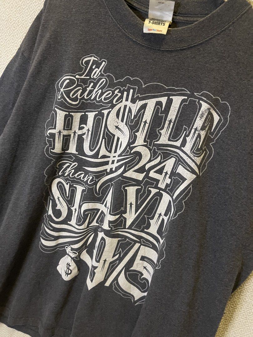 Shaka hustle 24/7 graphic tee (Category: Tshirts & Polo Shirts ) located in Manila. Submitted by hypestock_mnl (Listing ID 1468308301, Image 2). Description: - stylish - perfect for casual wear - great fit - in good condition - minimal signs of usage - 9/10 - money worth! - see pics for details/issue.