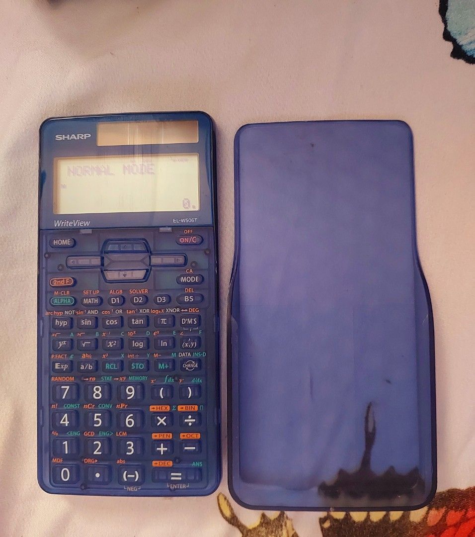 SHARP EL-W506T (Category: Stationery & School Supplies) located in Caloocan City. Submitted by sxyvll (Listing ID 1468345013, Image 1). Description: RFS: Graduated No flaws and in excellent condition No box.