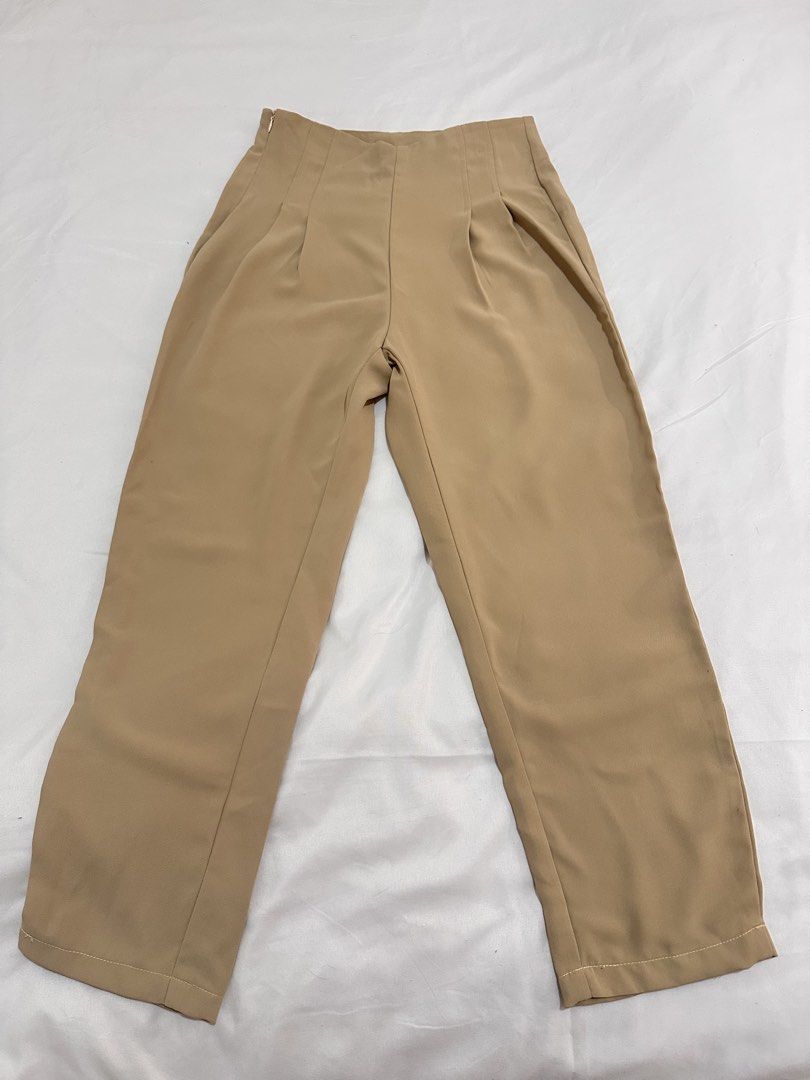 SHEIN Nude Slack pants (Category: Other Bottoms) located in Marilao. Submitted by shopbychacha (Listing ID 1468305036, Image 1). Description: SHEIN Nude Slack pants Like new. Once worn size: Small .