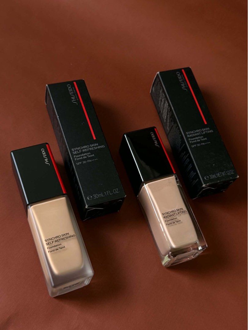 Shiseido Synchro skin foundation (Category: Makeup) located in Paranaque City. Submitted by veibi3 (Listing ID 1468385158, Image 1). Description: Brand new.