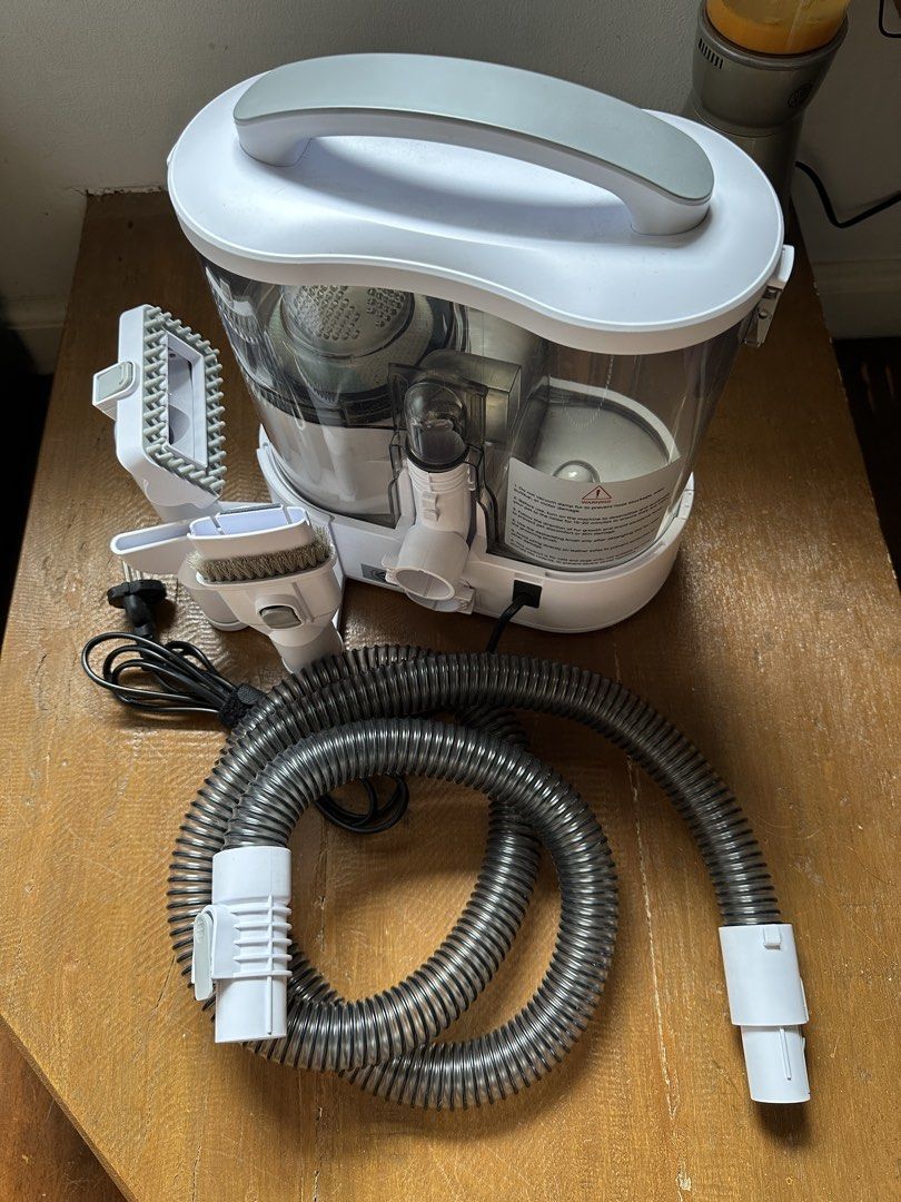 Simplus Pet care grooming vacuum (Category: Health & Grooming) located in Rizal. Submitted by sal.bear (Listing ID 1468436517, Image 1). Description: Tested only once hence the fur inside. My dog does not want and does not need it. Complete unused accessories. Box includes. .