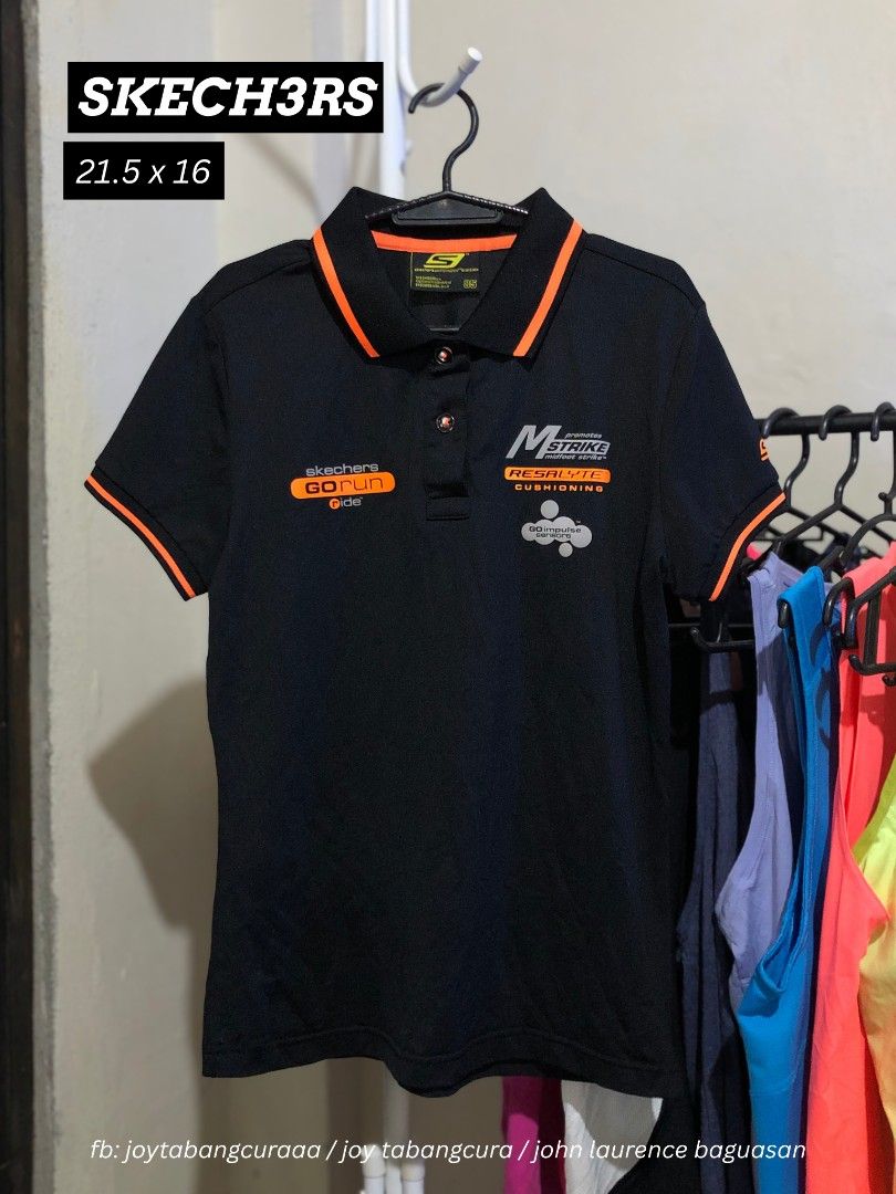 Skechers Polo Shirt (Category: Activewear) located in Manila. Submitted by dianatabangcura (Listing ID 1468449145, Image 1). Description: Skechers Polo Shirt P300 + sf Good as new. 1000/10 condition Loc: Llano, North Caloocan Payment first. No COD J&T / SPX / Lalamove Visit on blue app: Joy Tabangcuraaa.
