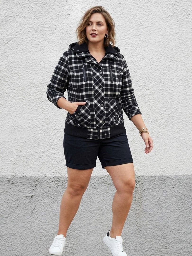 Sky Bomber Vintage Plaid Jacket Medium/Large Wool Blend Zip Up Snap Button Coat (Category: Coats, Jackets and Outerwear) located in Bacoor. Submitted by aithriftcloset (Listing ID 1468345018, Image 2). Description: 📢Actual photo,marked ⬇️price All sizes are based on my manual measurements to guarantee a good fit. Please check the manual dimensions in the description. 🥇Sky Bomber Vintage Plaid Jacket Medium/Large Wool Blend Zip Up Snap Button Co