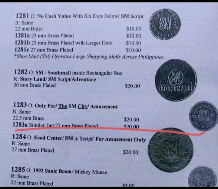 SM City Token (Category: Vintage Collectibles) located in Manila. Submitted by wildcrystal.3b537c (Listing ID 1468355318, Image 3). Description: .