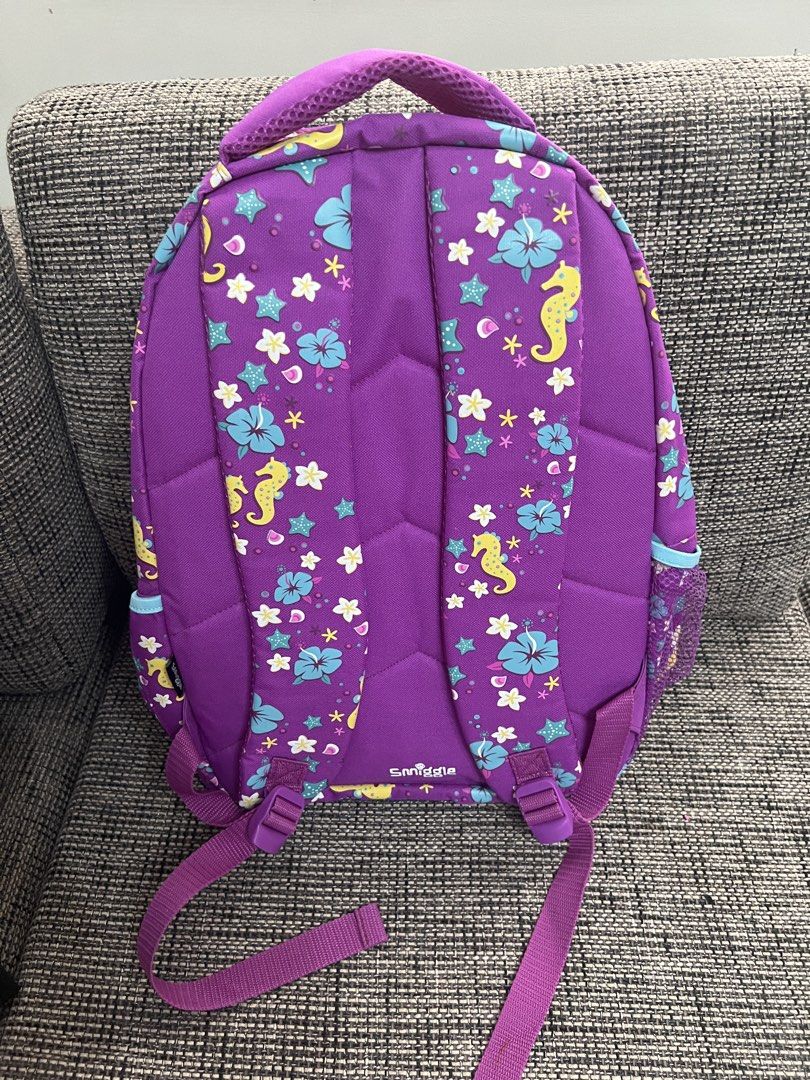 Smiggle School Backpack (Category: Babies & Kids Fashion) located in Cainta. Submitted by vrenaussiegoods (Listing ID 1468494891, Image 2). Description: .