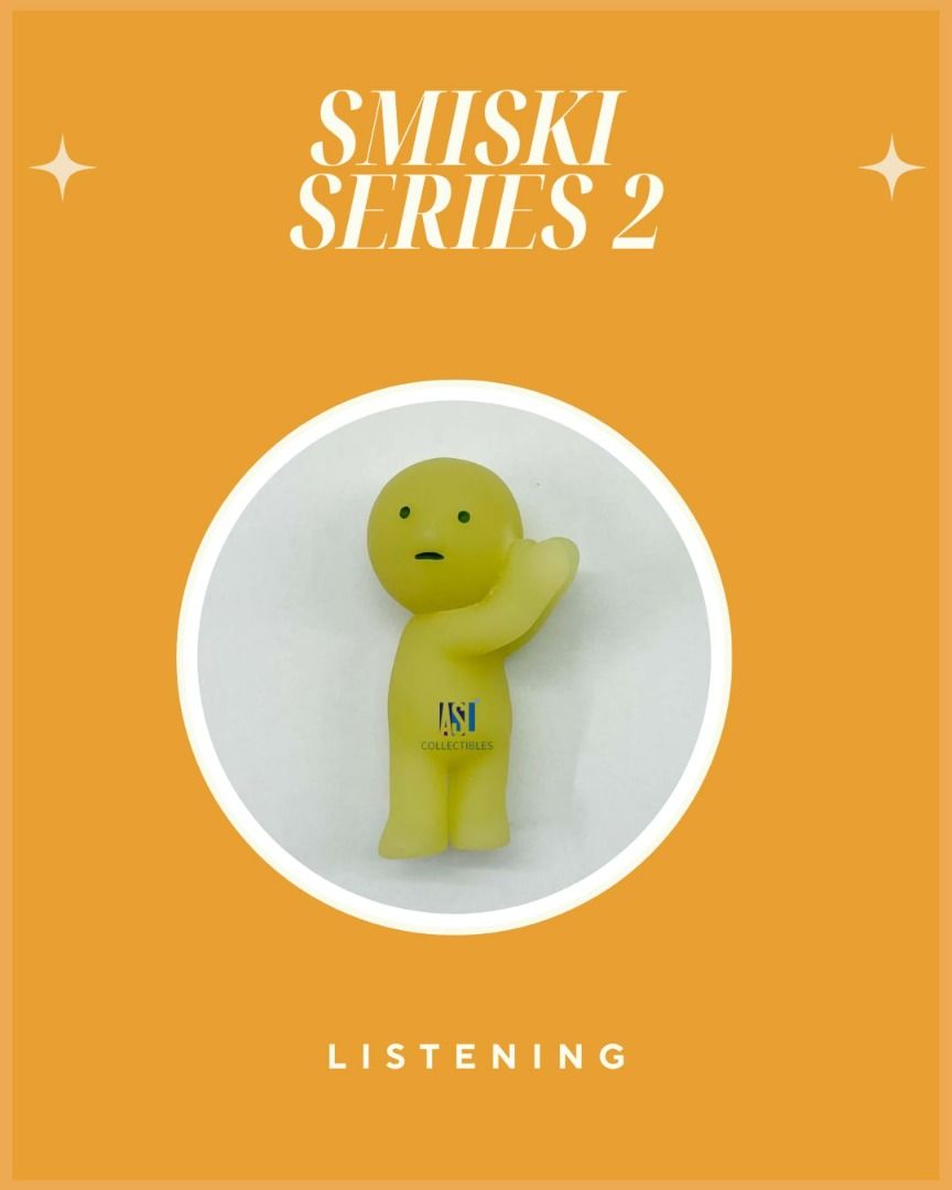 Smiski Series 2 “Listening” (Category: Designer & Blind Box Toys) located in Manila. Submitted by asl__collectibles (Listing ID 1468298381, Image 1). Description: Smiski Series 2 “Listening” One of the 7 Smiski Series 2 variations available. Smiski is bothered by the noise from the next room. He's quietly listening in. ₱549 each All items are guaranteed authentic and original products. Actual item is posted with our watermarks. Can send more cond