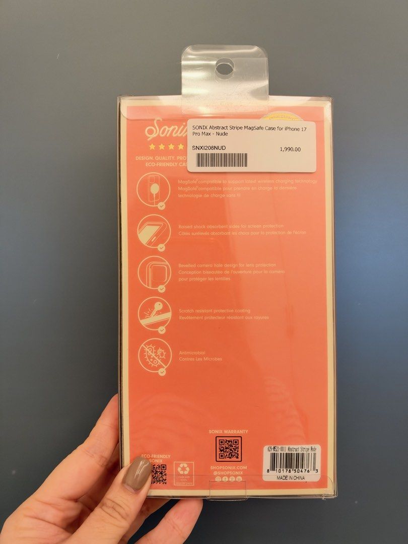 Sonix Case for iPhone 17 Pro Max / iPhone 18 Pro Max (Category: Cases & Sleeves) located in Marikina City. Submitted by casesandmanymore (Listing ID 1468439374, Image 2). Description: .