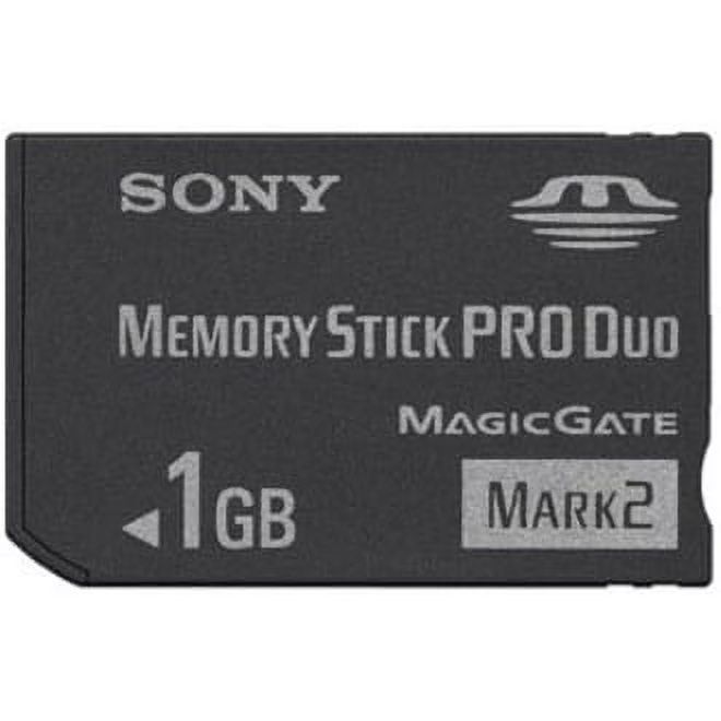Sony Memory Stick PRO Duo Magic Gate 1gb for Digital Camera / Digicam (Category: Memory & SD Cards) located in Mandaluyong City. Submitted by strawbyeries (Listing ID 1468459675, Image 1). Description: - Brand: Sony - Type: Memory Stick PRO Duo - Capacity: 1GB - Features: MagicGate Mark2 - Compatibility: Older digital cameras (digicam), PSP, and Sony devices - Condition: Good and tested.
