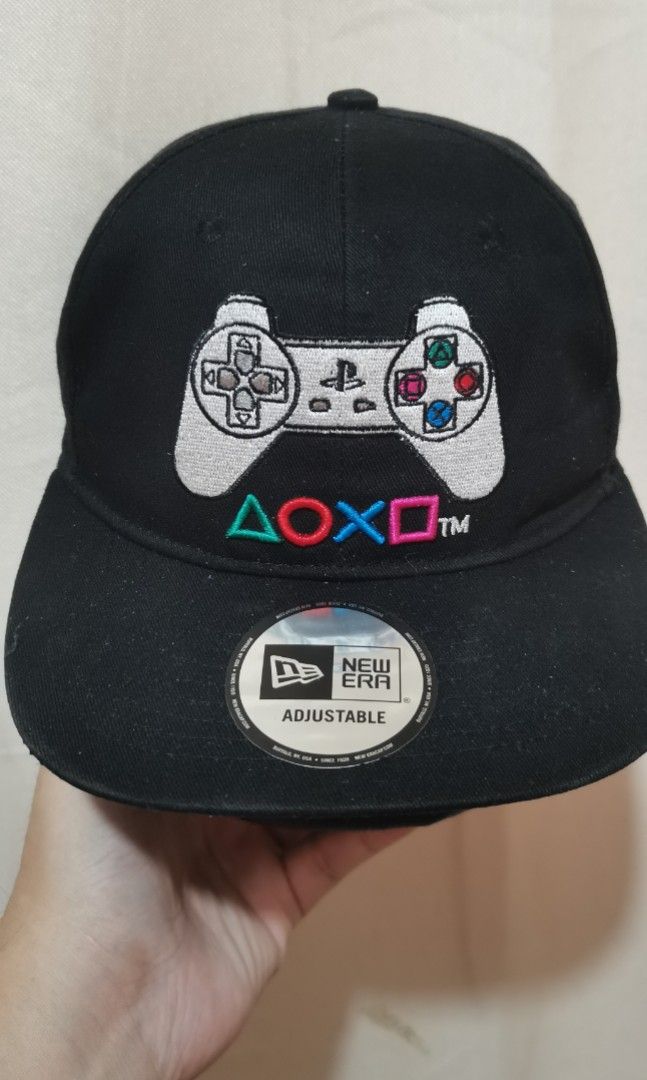 Sony Playstation Promotion Cap (Category: Caps & Hats) located in Indang. Submitted by capitenyo (Listing ID 1468290563, Image 1). Description: Sony Playstation Promotion Cap by New Era ✅ Structure Dome Snap back ✅ Dome Size - Medium to Large ✅ Black Color Dome and Visor ✅ Color rate - 9/10 ✅ Materials - 100% Cotton ✅ Made in Bangladesh ✅ Condition - Used, Good, Excellent ✅ Actual photos are posted ⭕ Gcash Mode of Payment / No COD LBC BRANCH COP 