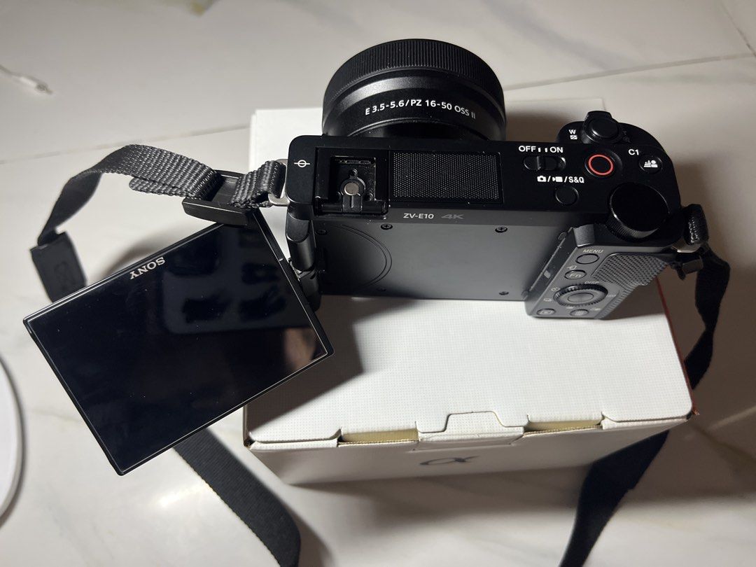 Sony ZV E10 (Category: Cameras) located in Bulacan. Submitted by sinvendor (Listing ID 1468351083, Image 3). Description: Sony ZV E10 - Bought for ₱53K last April 2026 - Mint Condition - Complete Accessories - No Issues Location: Santa Maria Bulacan Can do Meet-Ups.