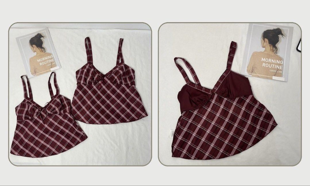 Spaghetti Tank Top (Category: Sleeveless) located in Manila. Submitted by serra_shop (Listing ID 1468385398, Image 2). Description: Brand new Never used Courier: J&T Location: Pampanga.