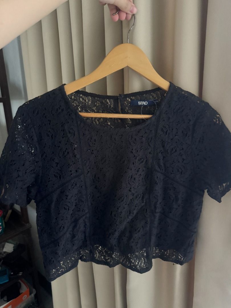 spao top lace black (Category: Others Tops) located in Quezon City. Submitted by gogo.sparkle (Listing ID 1468331230, Image 2). Description: .