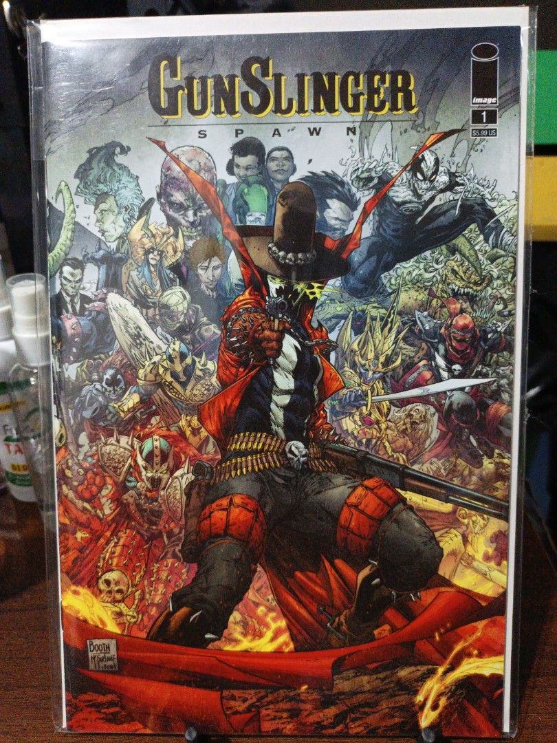 Spawn assorted Comics (Category: Comics & Manga) located in Antipolo. Submitted by makasalanan (Listing ID 1468311250, Image 2). Description: - Assorted issues of Spawn comics universe - 150 each can give discount for bulk buyers - bag and boards included - decluttering some of my comics in Near mint / Mint condition.