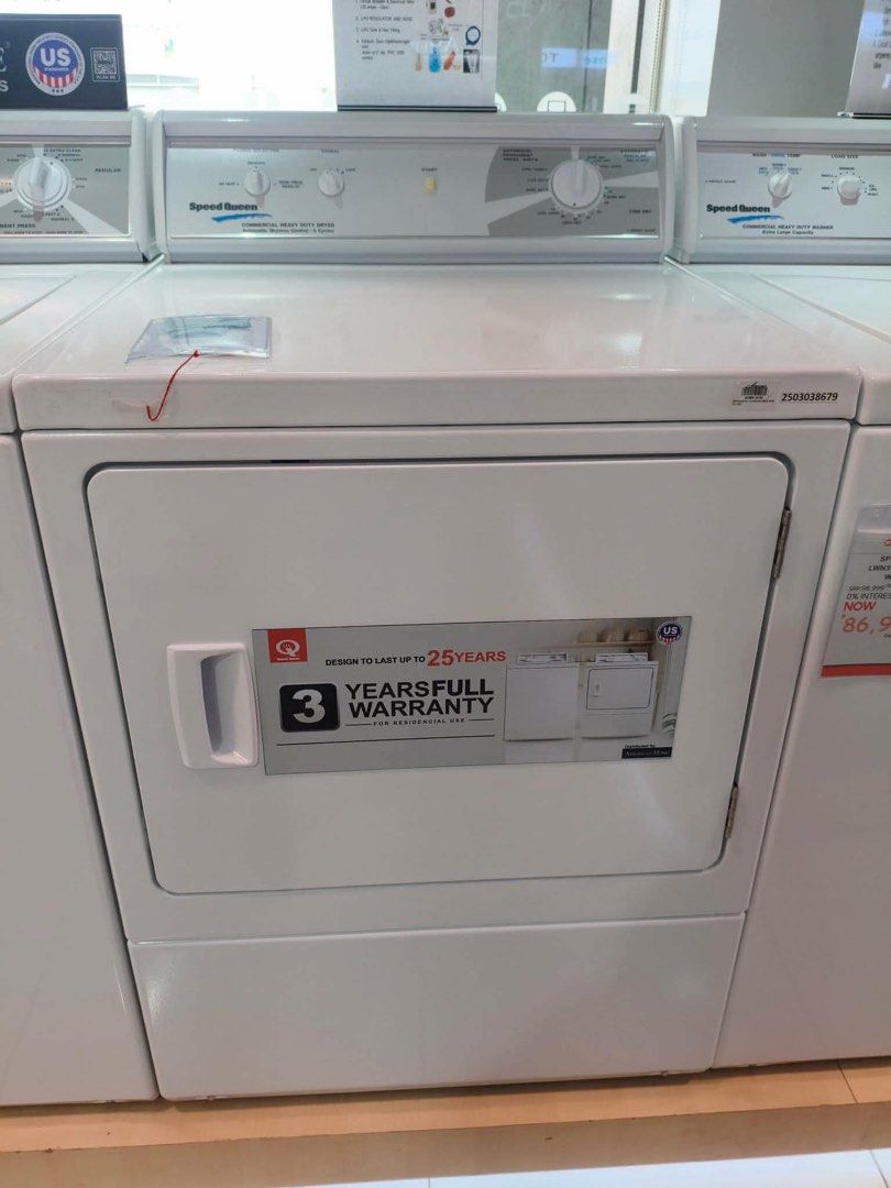 SPEED QUEEN COMMERCIAL WASHER AND DRYER (Category: Washing Machines and Dryers) located in Manila. Submitted by may572156 (Listing ID 1468446209, Image 1). Description: Speed Queen Commercial Washer and Dryer LWN311SP541NW23- 80,500 LDL3TRGS541NW22 -67,500 STACKED WASHER DRYER STLNX5ASP543NW23 Cash 208,500 Ltee5asp549nw01 Discounted 178,500 Brand new and sealed with warranty and receipt Outright Warranty Speed Queen Warranty Pick up/ Viewing in t