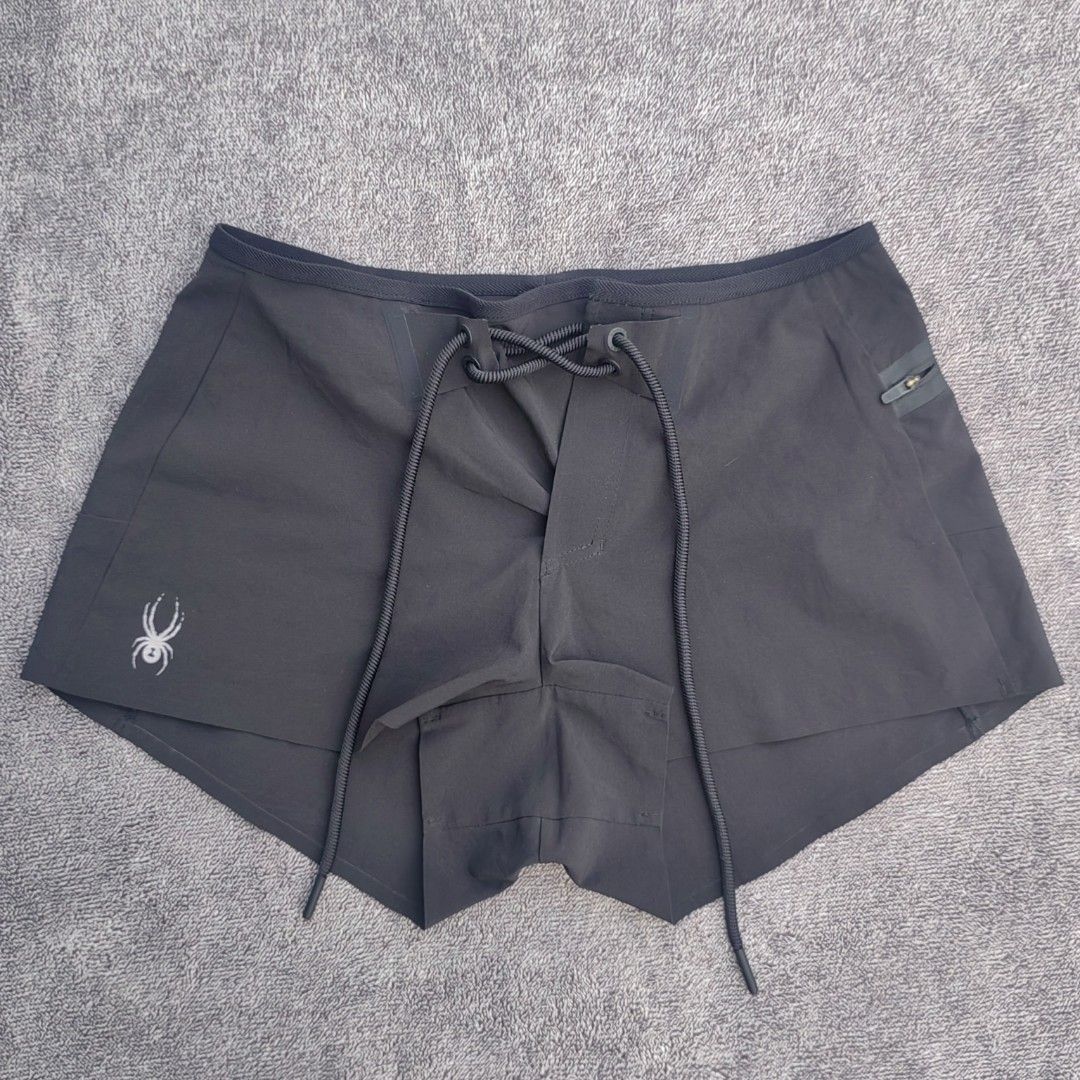 SPYDER Bundle Womens Nomad Stretch Drawstring Shorts + Drifit Shirt (Category: Activewear) located in Barotac Nuevo. Submitted by yorcollections (Listing ID 1468383481, Image 2). Description: SPYDER Bundle Womens Nomad Stretch Drawstring Shorts + Drifit Shirt Motorcycle outfit, Sexy Shorts Womens sizes pero yung shirt pwedi naman unisex •SHORTS left zippered pocket and drawstring Waist 14.5" (29") Length 10" •SHIRT Size M on tag Length 24.5" Widt
