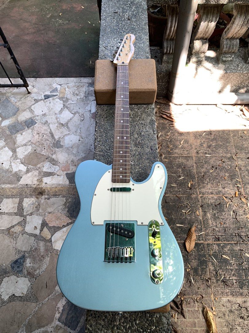 Squier Affinity Telecaster (Category: Musical Instruments) located in Manila. Submitted by conrad.rmd (Listing ID 1468494866, Image 2). Description: Plug and play Setup & Fret Leveled by Guitar Salon with gig bag No issues Test all you want Brgy Dalandanan Valenzuela Pickup.