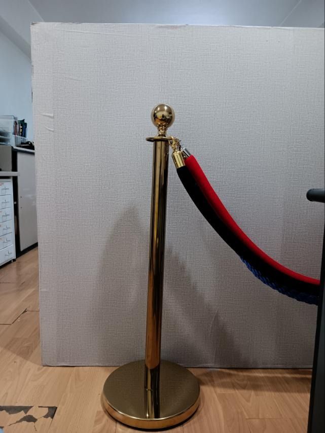 Stanchion Post Ball Type with Velvet and Poly Ropes (Category: Everything Else Others) located in Manila. Submitted by cyrenejoye (Listing ID 1468323397, Image 3). Description: - Premium stainless steel stanchion posts for reliable crowd control - Ideal for malls, banks, airports, and events - Includes sturdy, heavy-duty bases to keep posts secure and upright - Available with velvet or poly ropes in red, black, blue, and gold - Message us today t