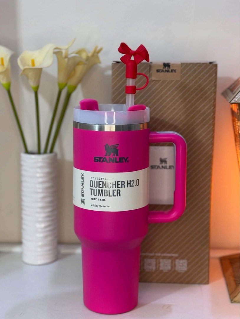 Stanley Quencher Tumbler 40oz (Category: Water Bottles & Tumblers) located in Paranaque City. Submitted by mmacita (Listing ID 1468292321, Image 2). Description: - Authentic 40oz Stanley Quencher H2.0 Tumbler - keeps drinks cold all day ✨ - w box n manual.