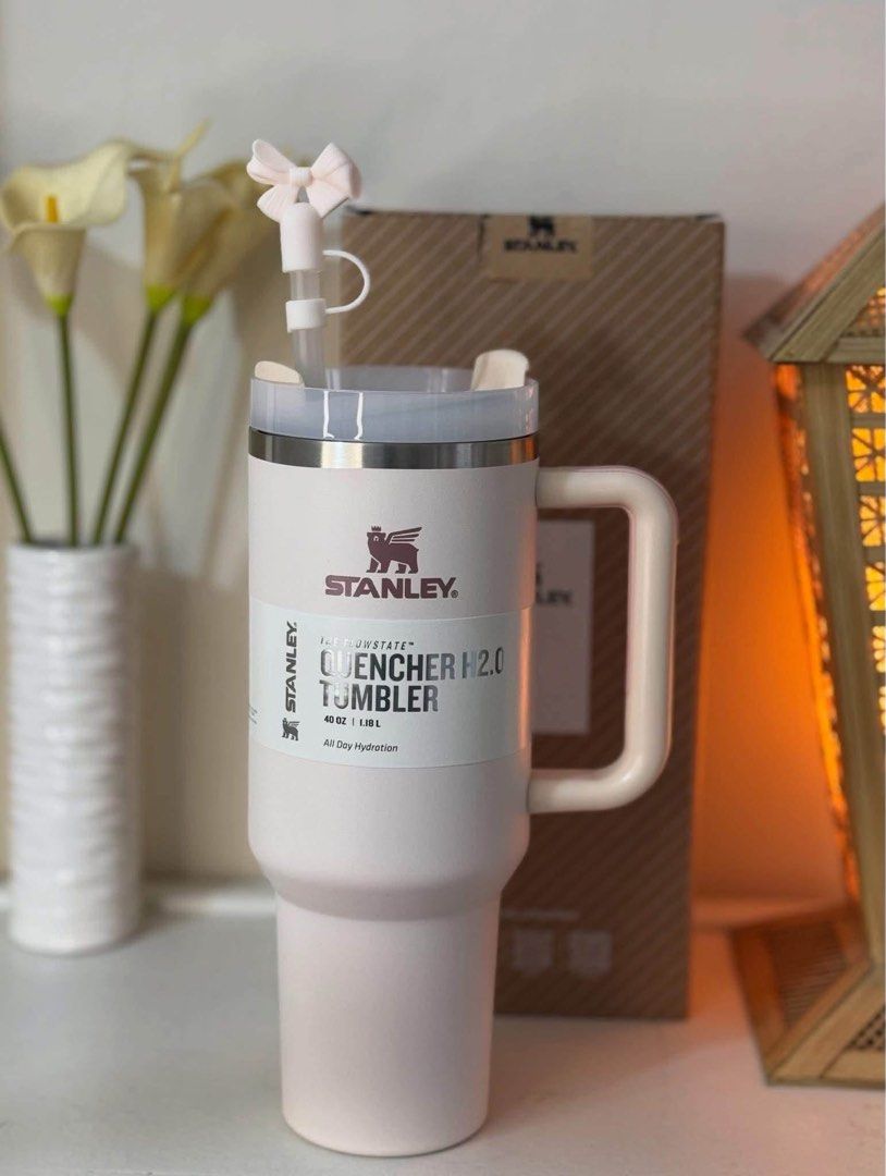 Stanley Quencher Tumbler 40oz (Category: Water Bottles & Tumblers) located in Paranaque City. Submitted by mmacita (Listing ID 1468292321, Image 1). Description: - Authentic 40oz Stanley Quencher H2.0 Tumbler - keeps drinks cold all day ✨ - w box n manual.