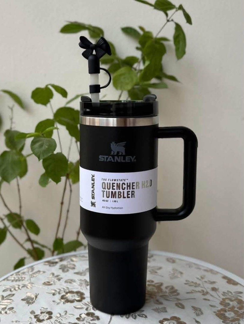 Stanley Quencher Tumbler 40oz (Category: Water Bottles & Tumblers) located in Paranaque City. Submitted by mmacita (Listing ID 1468292321, Image 3). Description: - Authentic 40oz Stanley Quencher H2.0 Tumbler - keeps drinks cold all day ✨ - w box n manual.