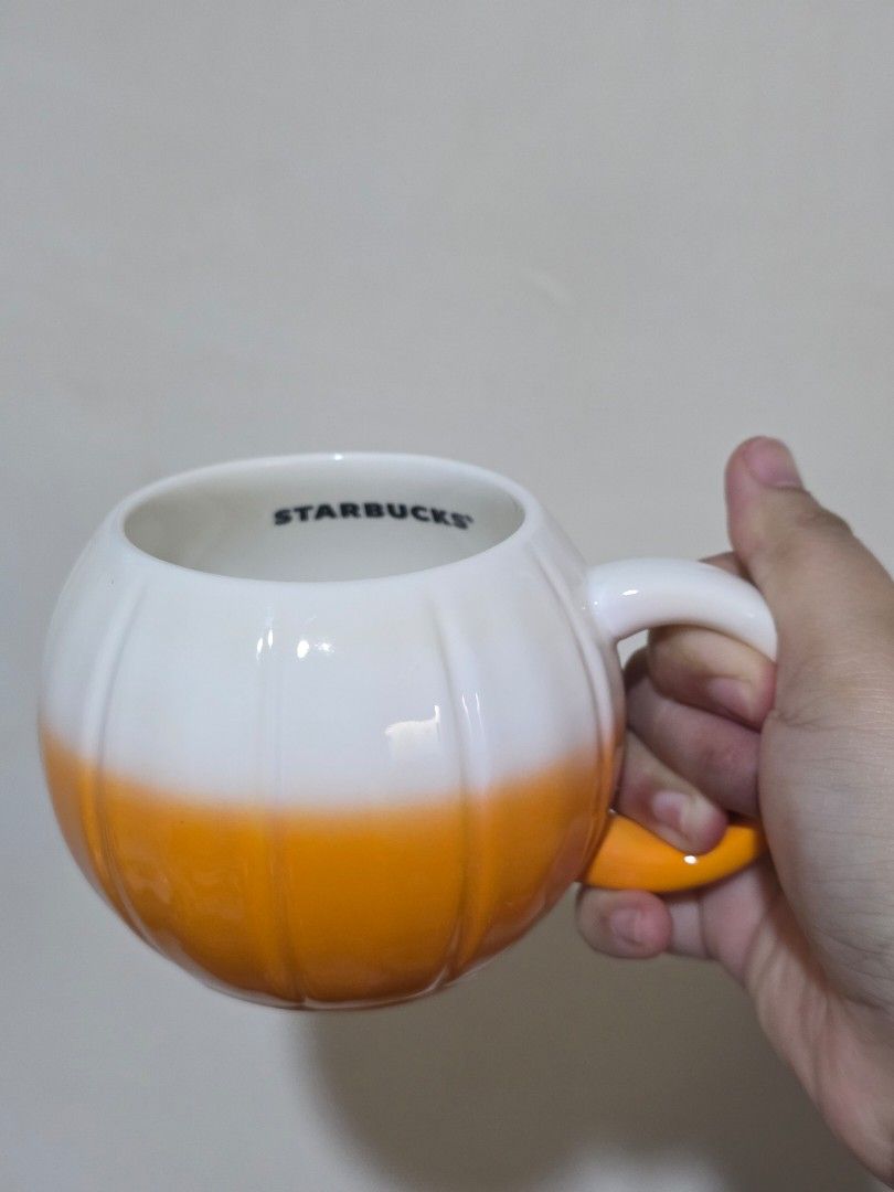 Starbucks Pumpkin Mug (Category: Water Bottles & Tumblers) located in Manila. Submitted by shearlg (Listing ID 1468314892, Image 2). Description: Starbucks pumpkin mug (brand new and original) for 1000 only. Meet-up in SM Fairview or SM North. Available for same day delivery through lalamove. PM for interested..