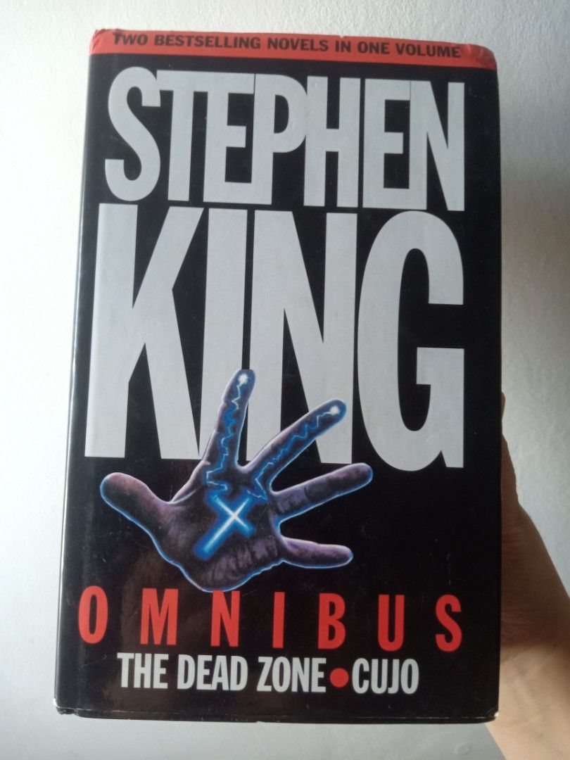 Stephen King Omnibus: The Dead Zone and Cujo (Category: Storybooks) located in Bacolor. Submitted by appletun (Listing ID 1468323138, Image 2). Description: all sales final. no returns/refunds/exchange. mop: gcash. no cod/cop/sco. handling/mod: spx +P70sf. - Title: Stephen King Omnibus (The Dead Zone & Cujo) - Format: Hardcover - Publisher: Little, Brown - Condition: Shelf wear on edges/corners. - Perfect for: Stephen King fans looking for two cl