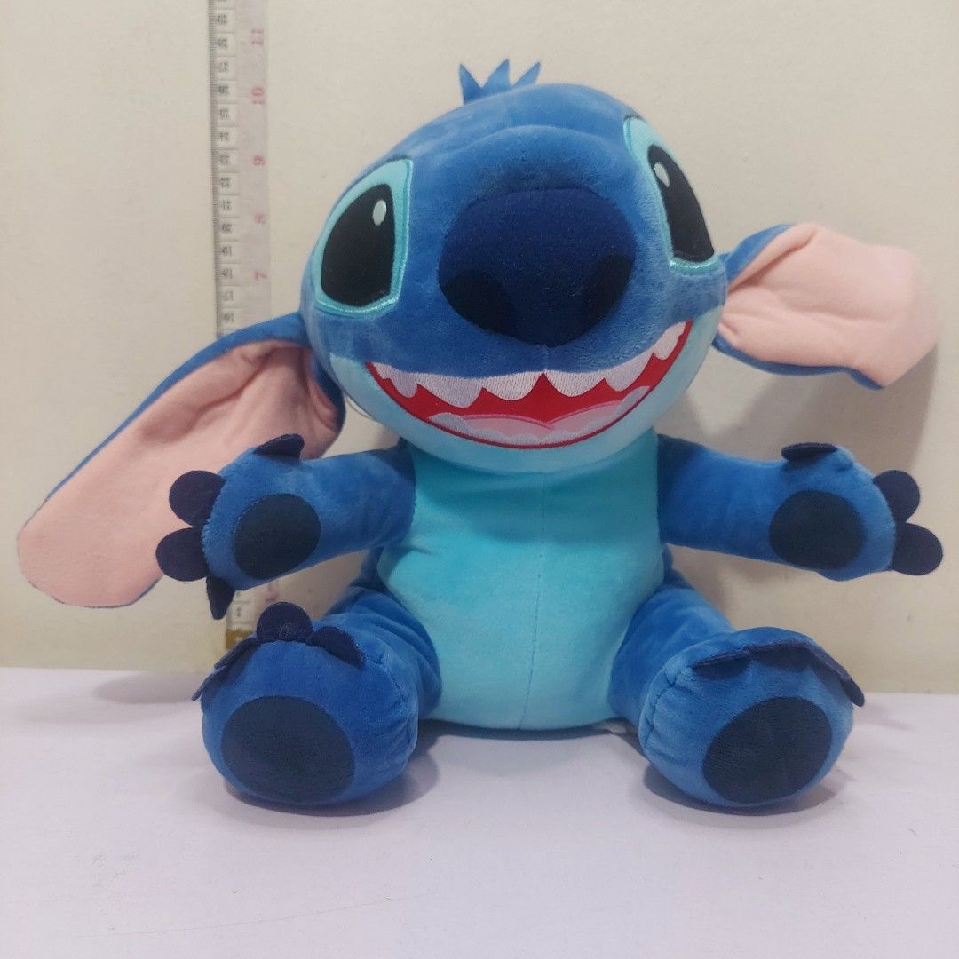 Stitch Disney Stuffed Toys (Category: Plushies & Soft Toys) located in Pasig City. Submitted by muffinstoysshop (Listing ID 1468355794, Image 2). Description: - Size : 9.5 - INCH / 24 cm - Brand : Disney - Quantity: 1 pc - Good as new - Cleaned & Sanitized - Good Condition - What you see is what you get! - Item ON HAND ready for shipping - A great gift or collection Please keep following and supporting us, thank you 😊 #Stitch #japantoys #japanto