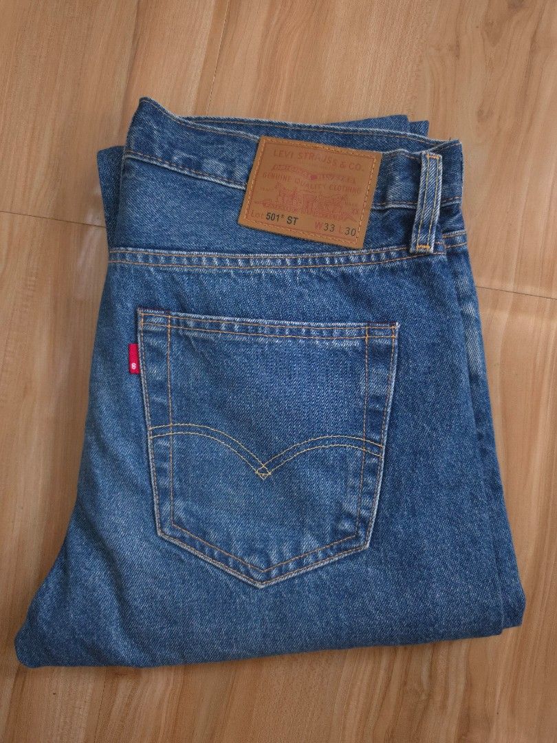 STONE WASHED Levis 501ST Premium Leather patch Slim taper (Category: Jeans) located in Manila. Submitted by vtgmdn (Listing ID 1468292958, Image 1). Description: Levis 501ST Premium Leather patch Slim taper Stone washed 3500 PHP + SF ACTUAL Dimension ➡️ 33 inches OUTSEAM ➡️ 40 inches HEM. ➡️ 7٠4 inches ‼️ No COP ‼️ No COD ‼️ No Bugos Buyer Mode of payment ☑️ Payment first ✅ Gcash ✅ Landbank ✅ Unionbank ✅ Palawan.