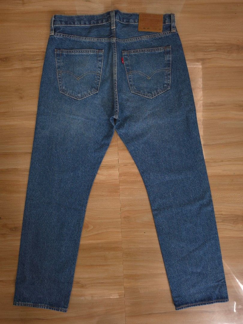 STONE WASHED Levis 501ST Premium Leather patch Slim taper (Category: Jeans) located in Manila. Submitted by vtgmdn (Listing ID 1468292958, Image 3). Description: Levis 501ST Premium Leather patch Slim taper Stone washed 3500 PHP + SF ACTUAL Dimension ➡️ 33 inches OUTSEAM ➡️ 40 inches HEM. ➡️ 7٠4 inches ‼️ No COP ‼️ No COD ‼️ No Bugos Buyer Mode of payment ☑️ Payment first ✅ Gcash ✅ Landbank ✅ Unionbank ✅ Palawan.