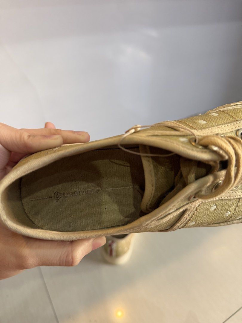 Stradivarius Polka Dots Canvas Platform Sneakers (Category: Sneakers) located in Iloilo. Submitted by youngrabbit.b5670d (Listing ID 1468373956, Image 3). Description: Preloved (used twice) Tag removed Basket-weave texture Perfect for summer .