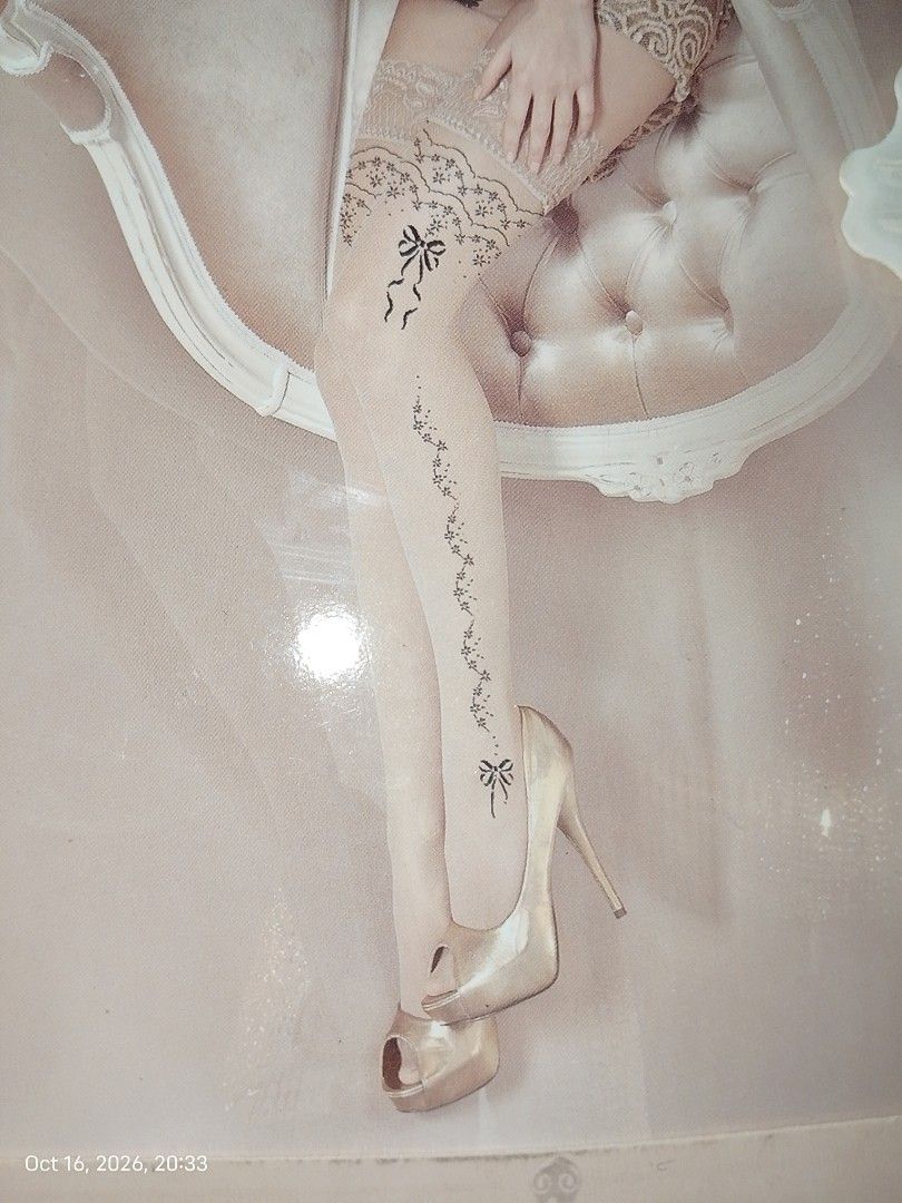 STUDIO COLLANTS NUDE HOLD UPS LYCRA STOCKINGS (Category: Undergarments & Loungewear) located in Manila. Submitted by truecrystal-1407 (Listing ID 1468407239, Image 2). Description: made in Europe.