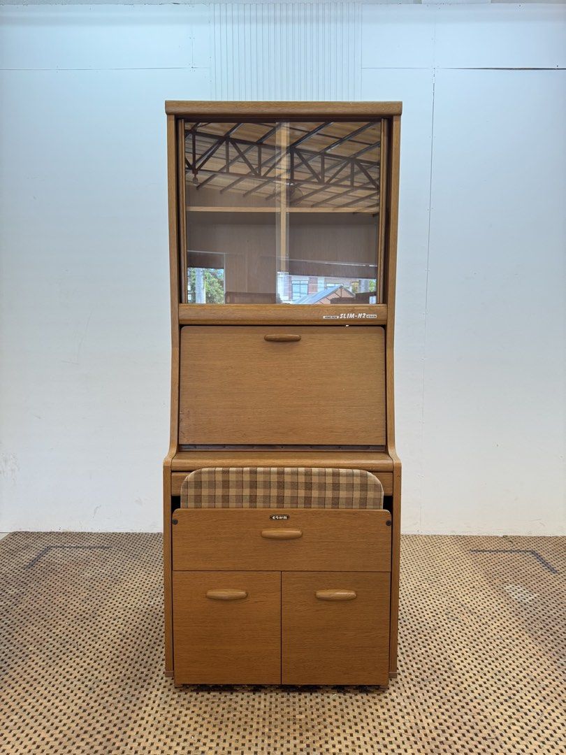 Study desk (Category: Tables & Sets) located in Quezon City. Submitted by matetdevis13 (Listing ID 1468465406, Image 1). Description: Vintage Wooden Secretary/Study Desk with Hutch & Pull-Out Storage Chair Price: 10,900 L29.5 x W17.5/28.5 x H72/29 In good condition Code MJS35-MJ455.