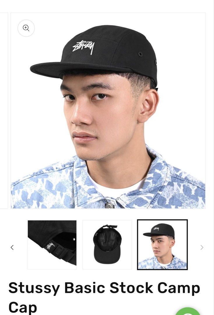 Stussy 5 Panel Cap (Category: Caps & Hats) located in Kabankalan. Submitted by secondhandgemsz (Listing ID 1468321681, Image 2). Description: One size fits all Like new No flaws Orig.