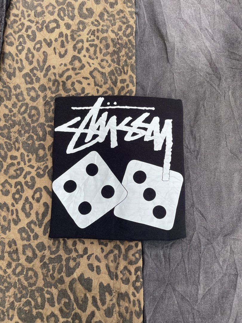 stussy dice (Category: Tshirts & Polo Shirts ) located in Manila. Submitted by heironjay140351 (Listing ID 1468358273, Image 1). Description: excellent condition coolor rate 9/10 no issue size large.