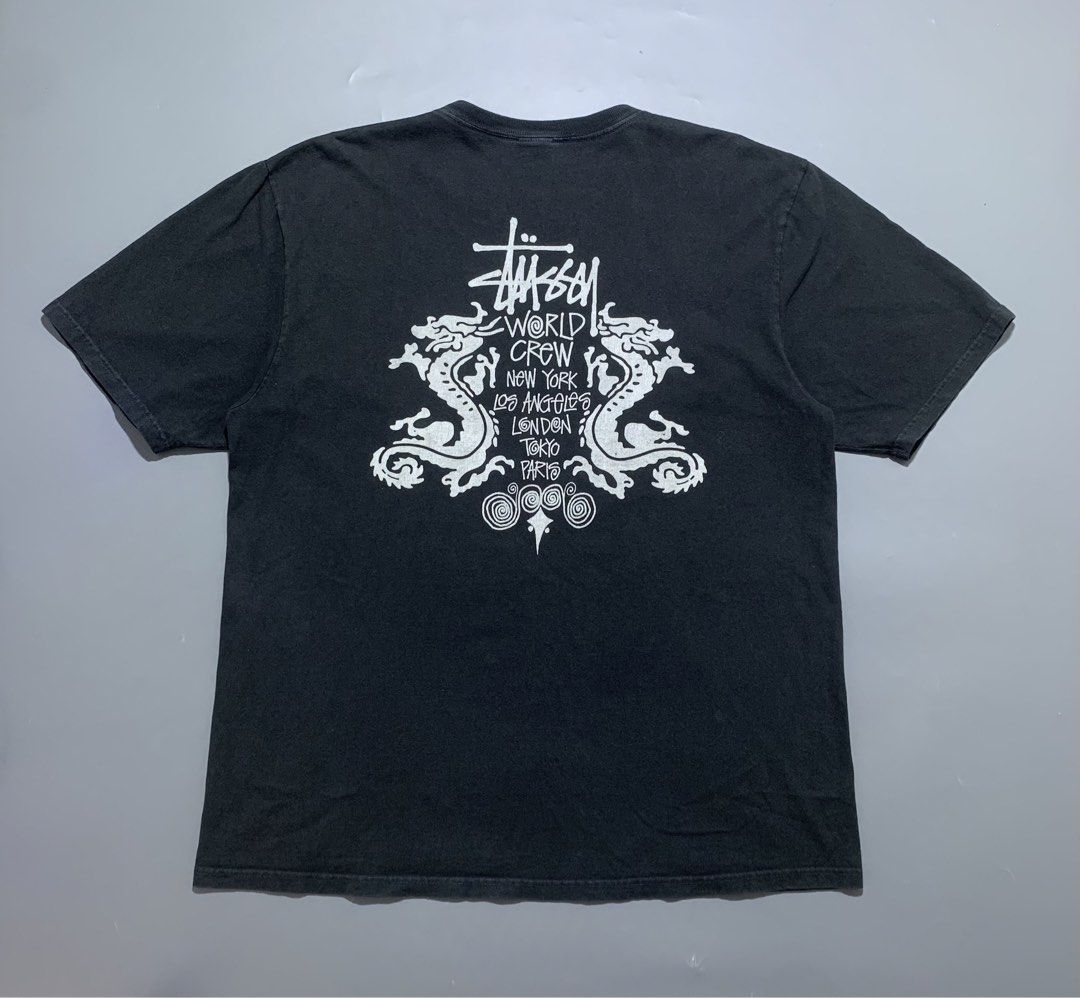Stussy Dragon (Category: Activewear) located in Mabalacat. Submitted by thrift_trap (Listing ID 1468403315, Image 2). Description: Dimes: W24 x L30 (Size: XL on tag) Condition: Good Issue (s): No tags Color rate: 8.5/10 Cut tags🏷️ Color may vary due lighting‼️.