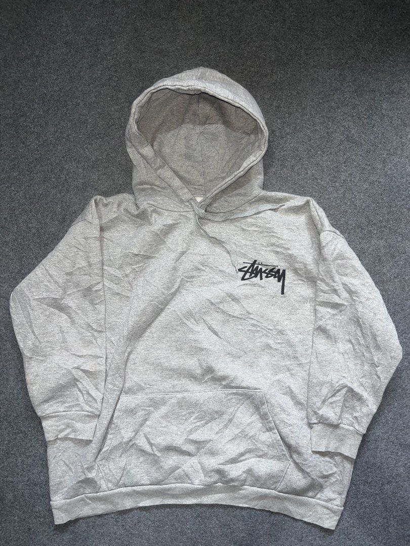 Stussy hoodie (Category: Coats, Jackets and Outerwear) located in Lapu Lapu. Submitted by jhonrener41426 (Listing ID 1468350720, Image 2). Description: Fit to large Waist-26 Length-27 Excellent condition Color rate 9.8/10 Lesser print Issue none Heavy cotton Off solid for psg .
