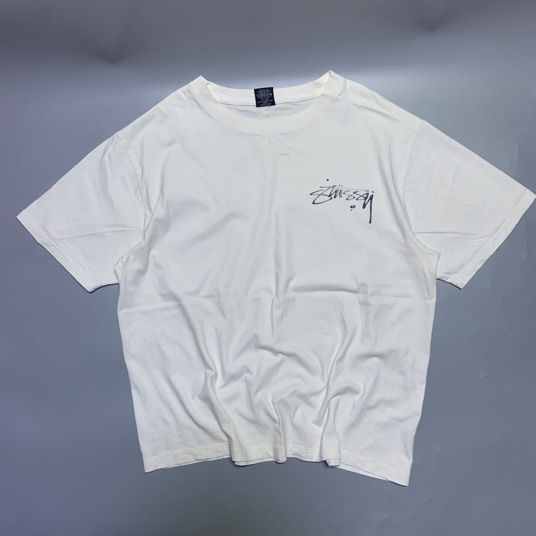STUSSY MERCURY TEE (Category: Tshirts & Polo Shirts ) located in Cabanatuan. Submitted by _w2keed (Listing ID 1468476615, Image 2). Description: Size: S boxy (W22.5' x L26') Condition: 9.5/10 Color rate: 9.5/10 Issue/s: need rewash, minor crack print.