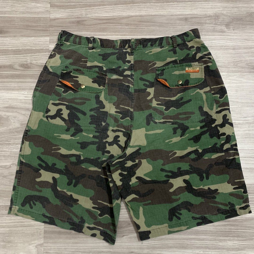 Stussy outdoor camo (Category: Shorts) located in Cavite. Submitted by yobubsss (Listing ID 1468453479, Image 2). Description: Size XL 36w 22.5L Good condition No issue.