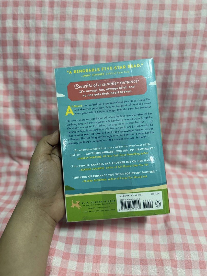 Summer Romance by Annabel Monaghan (Category: Storybooks) located in Calauan. Submitted by itsmeshereadss (Listing ID 1468432844, Image 3). Description: - brand new US - minimal dirt on cover, dents.