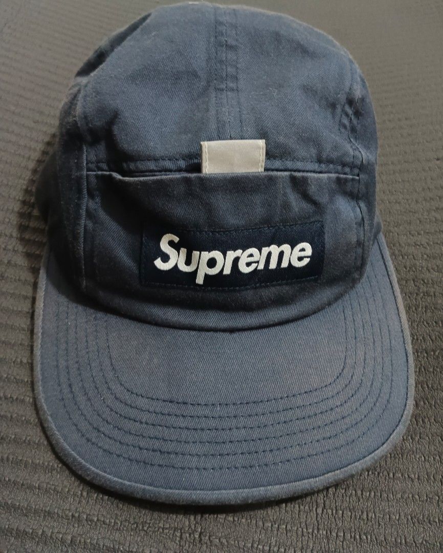 Supreme SS18 Reflective Tab Pocket 5Panel Box logo Cap (Category: Caps & Hats) located in General Santos City (Dadiangas). Submitted by silvervintage77 (Listing ID 1468413104, Image 2). Description: Supreme SS18 Reflective Tab Pocket 5Panel Box logo Cap Authentic excellent 9.5/10 color rate Size OSFA Color may Vary due to the lightning.
