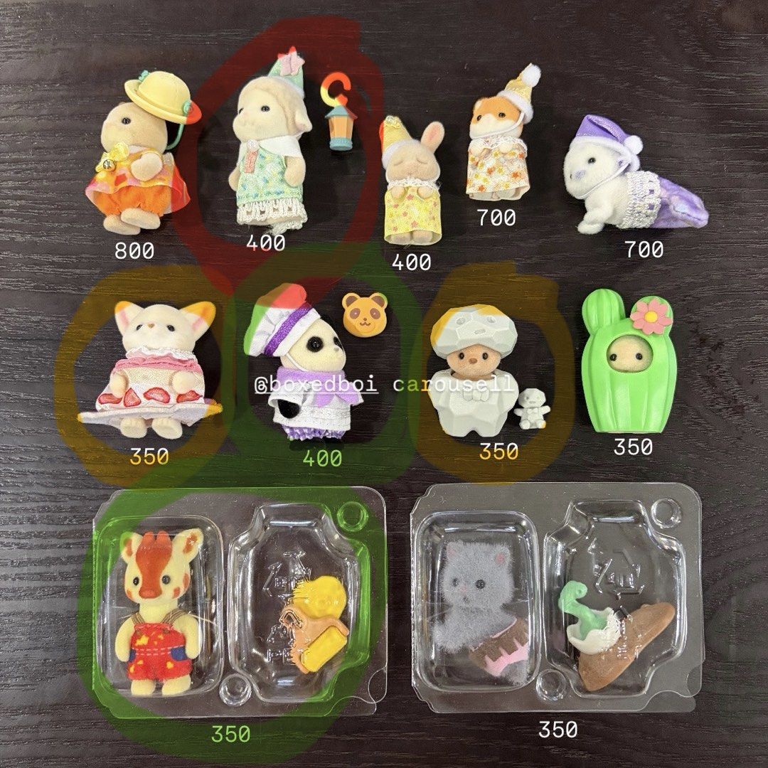 Sylvanian Families figures (prio getting more) (Category: Designer & Blind Box Toys) located in Angeles City. Submitted by boxedboi (Listing ID 1467364640, Image 2). Description: from personal collection mostly good condition negotiable price.