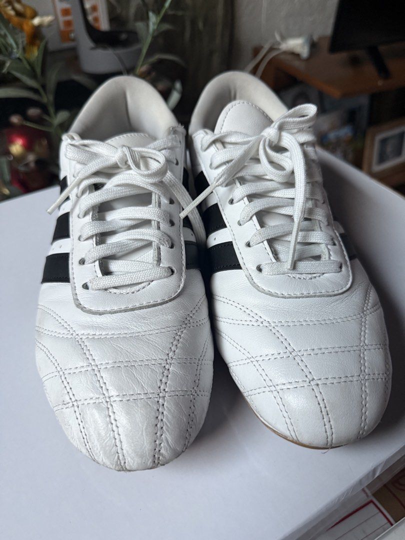 Taekwondo Shoes 8.5US W (Category: Sneakers) located in Angeles City. Submitted by elempi.declutter (Listing ID 1468335158, Image 2). Description: Used few times only Declutter Bought in Footlocker Guam Signs of usage No return, no exchange..